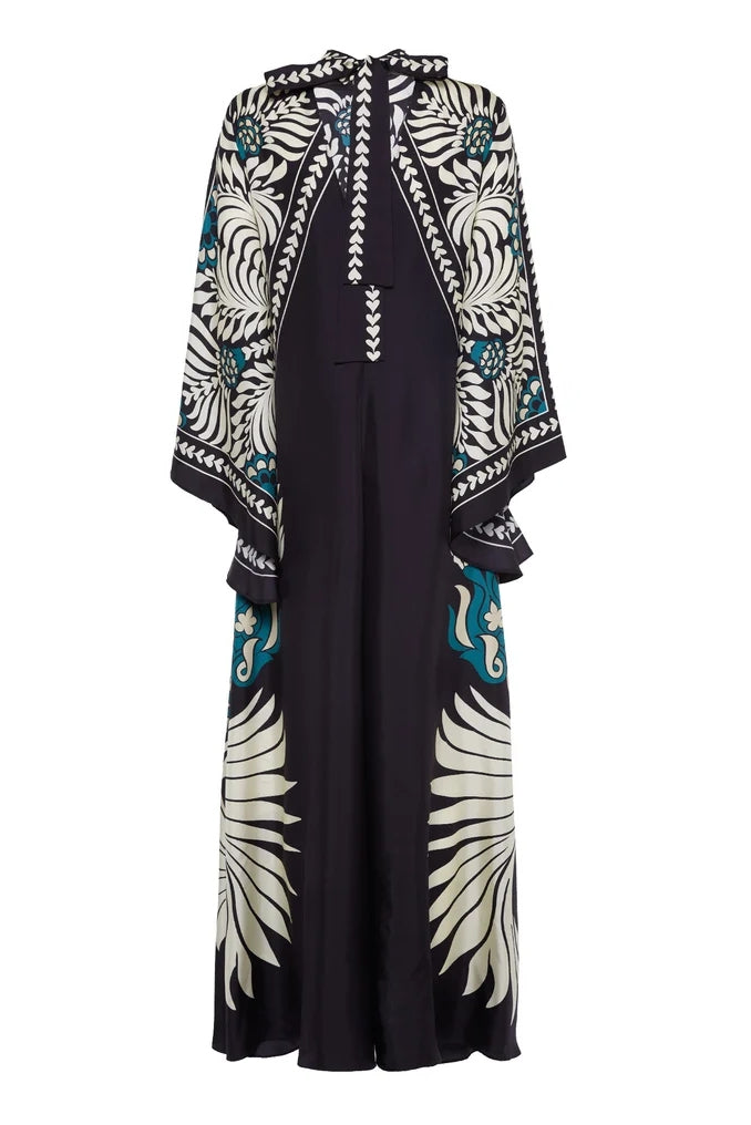 Norma | Mix Tiles Placed Magnifico Long Dress