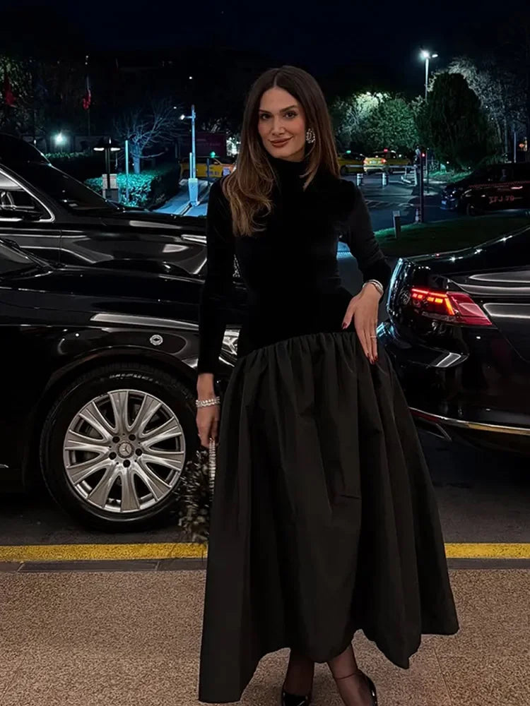 Isabella® | Long sleeve midi dress