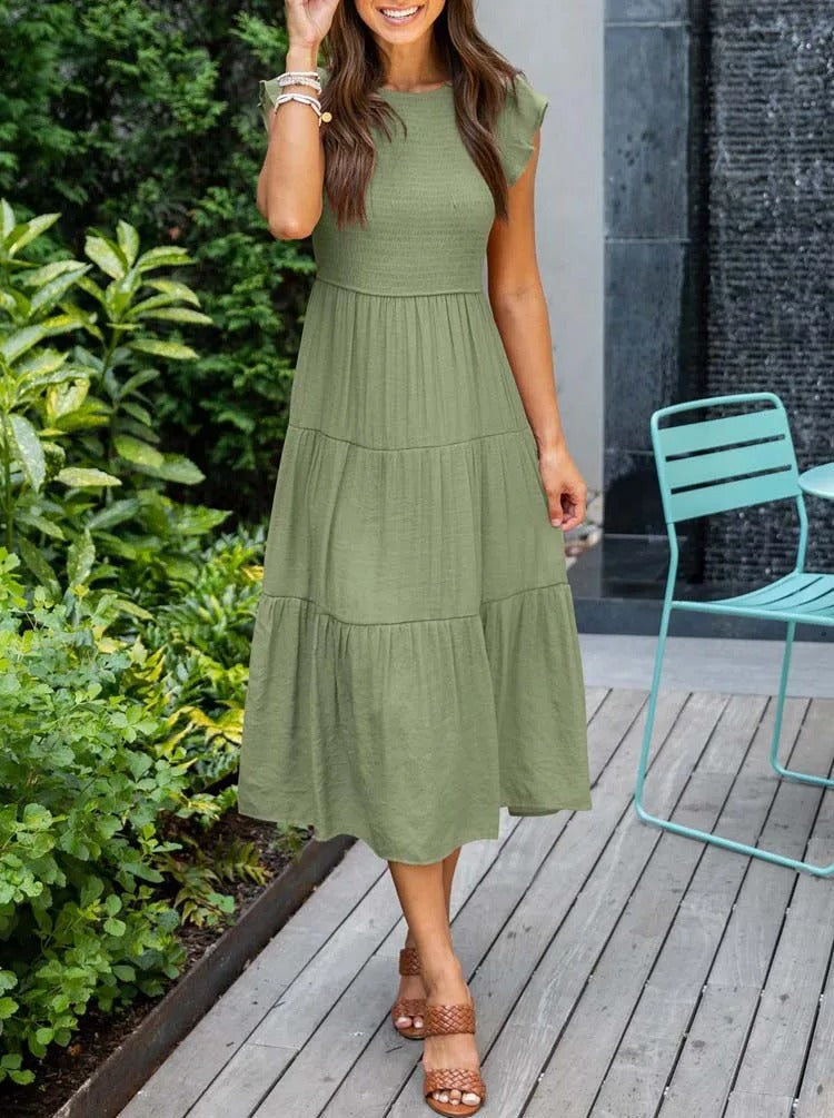 Tracy® | Refined Belly-Covering Dress