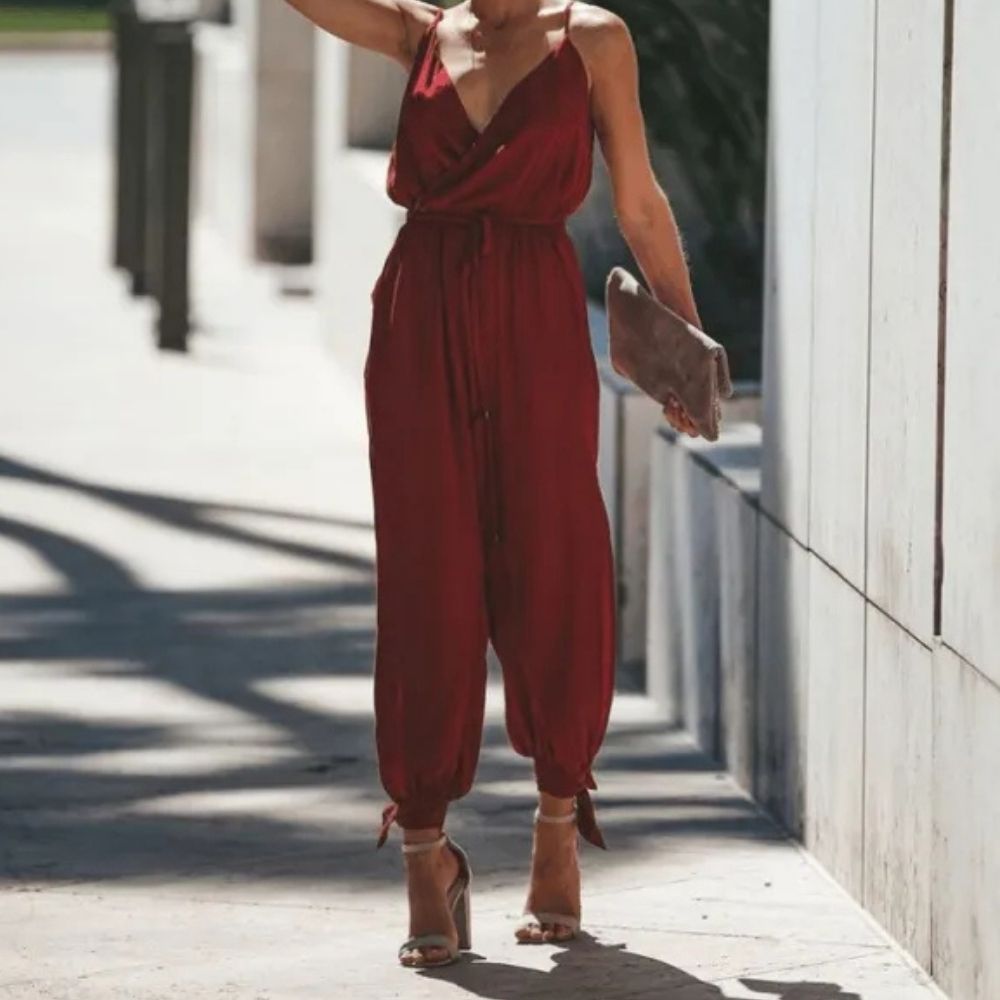 Ava Spaghetti Strap Jumpsuit