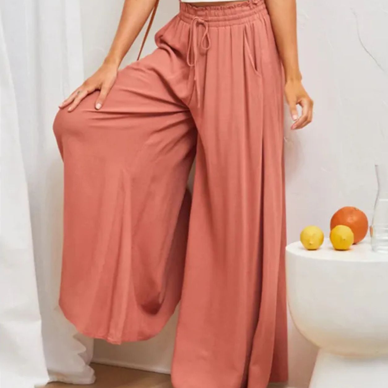 Vienna Summer Wide-Leg Trousers