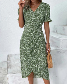Yara® | Fine Dress With Buttons
