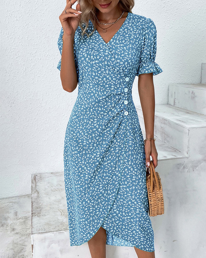 Yara® | Fine Dress With Buttons