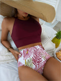 Justina® | High neck bikini top with hot thong