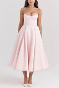 Lorraine® | Strapless V-neck sleeveless tutu maxi dress
