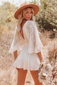 Paula® | Sexy Lace Dress With Batwing Sleeves