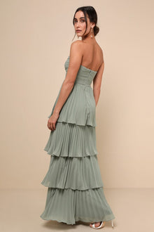 Valeria® | Elegant Strapless Maxi Dress