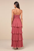 Valeria® | Elegant Strapless Maxi Dress