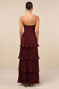 Valeria® | Elegant Strapless Maxi Dress