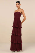 Valeria® | Elegant Strapless Maxi Dress
