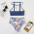 Justina® | High neck bikini top with hot thong