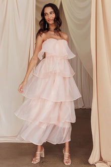 Estefanía® | Sunlit Ruffle Cascade Dress