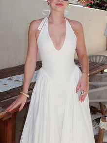 Naomi® | Midi Dress With Deep V-Neck