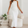 Sol® | Shirt dress with water wave texture