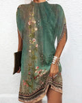 Charlotte® | Women'S Batwing Sleeve Dress Lightweight, Elegant, And Versatile Fabric