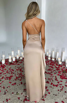 Ariana® | Elegant Satin-Maxi Dress