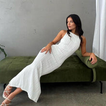Sol® | Shirt dress with water wave texture