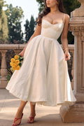 Lorraine® | Strapless V-neck sleeveless tutu maxi dress