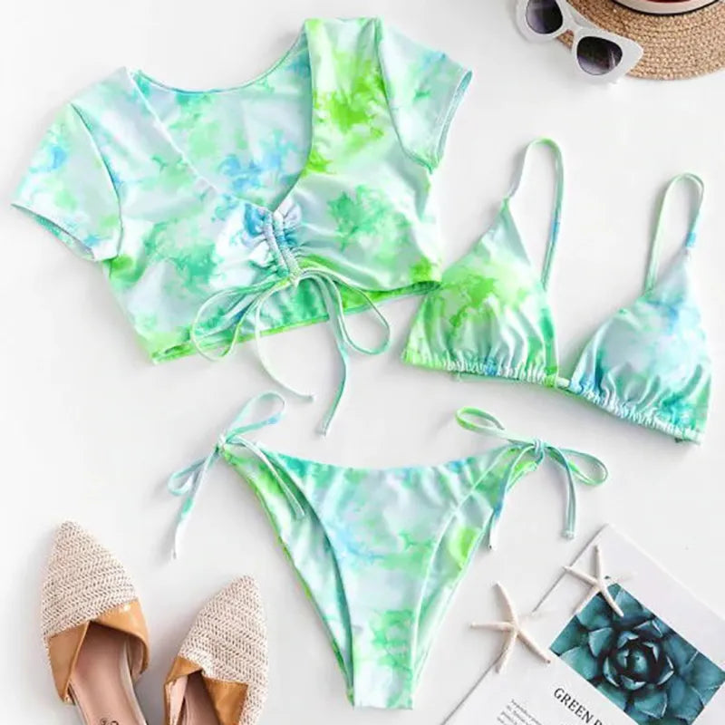 Aria | Women Trendy Three-Piece Swimsuit Set
