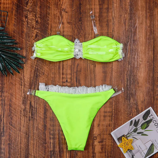 Brooklyn | Women’s Lace Split Bikini Swimsuit