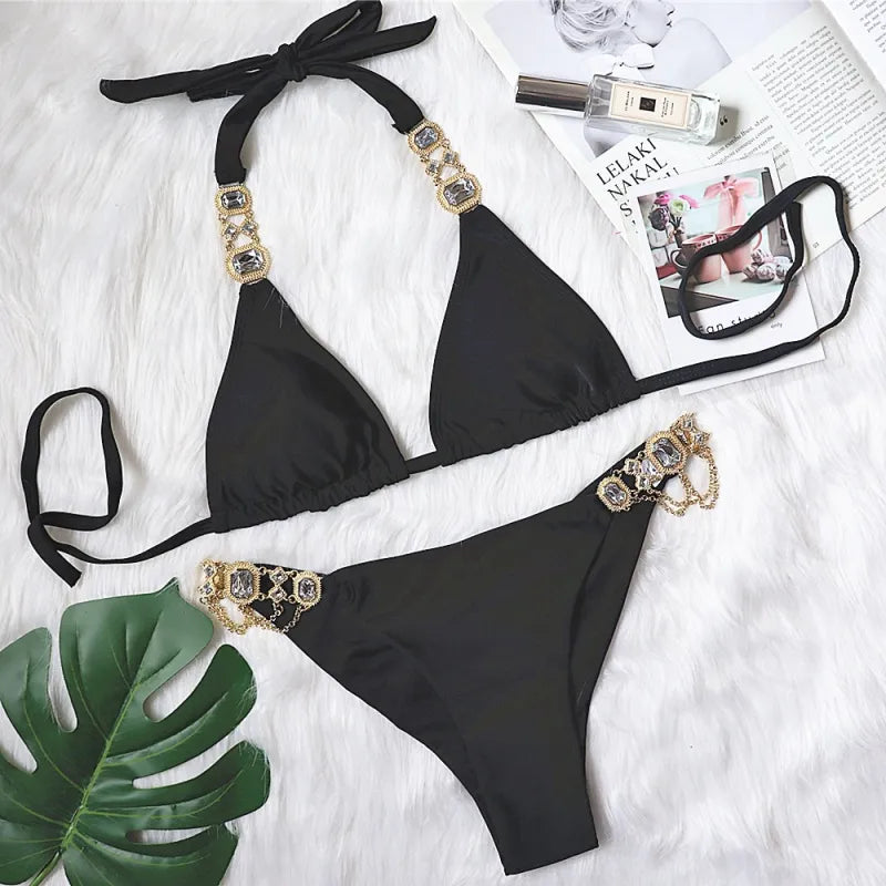 Ayla | Women’s Rhinestone Bikini Swimwear