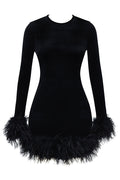 Lidia® | Women's velvet mini dress