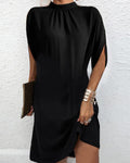 Charlotte® | Women'S Batwing Sleeve Dress Lightweight, Elegant, And Versatile Fabric