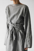 Anastasia | Casual dresses with fixed frenulum O-neck and one-tier skirt