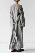 Anastasia | Casual dresses with fixed frenulum O-neck and one-tier skirt