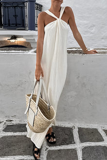 Giovanna® | Casual, simple, plain, sleeveless dresses with pleats