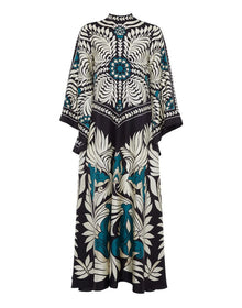 Norma | Mix Tiles Placed Magnifico Long Dress