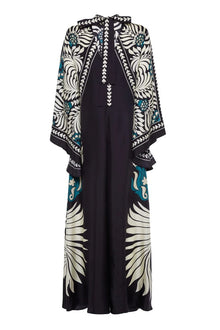 Norma | Mix Tiles Placed Magnifico Long Dress