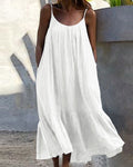 Fabiola® | Long white summer dress