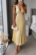 Caitlin® | Pleated Dress With A Neckline