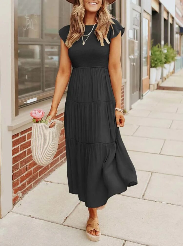 Tracy® | Refined Belly-Covering Dress