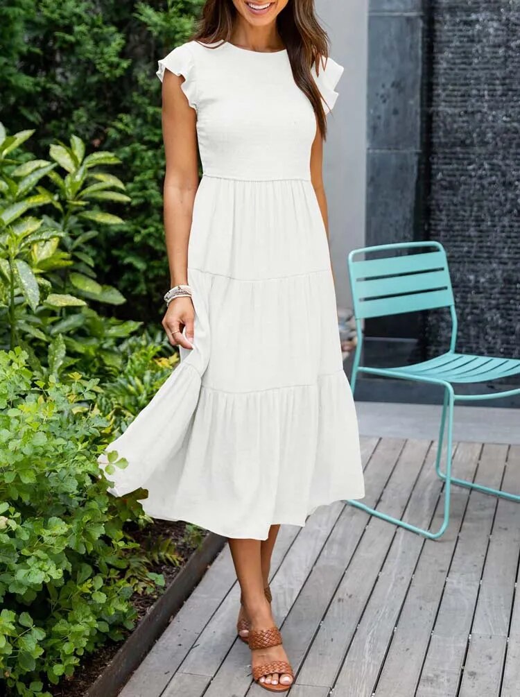 Tracy® | Refined Belly-Covering Dress