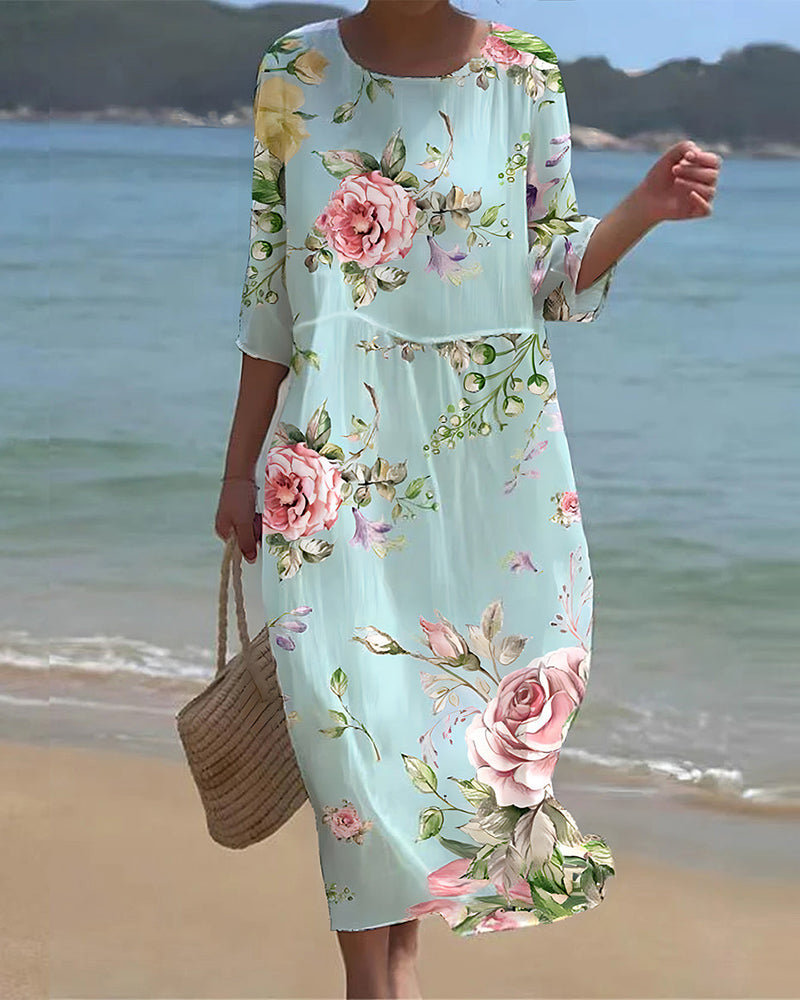 Michela® | Elegant Dress With Flowers