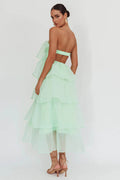 Estefanía® | Sunlit Ruffle Cascade Dress