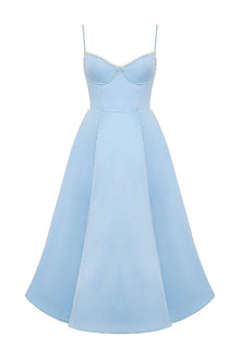 Lorraine® | Strapless V-neck sleeveless tutu maxi dress