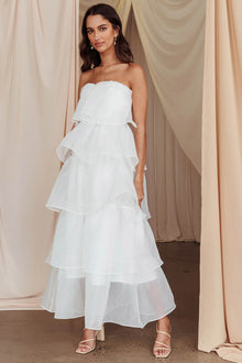 Estefanía® | Sunlit Ruffle Cascade Dress