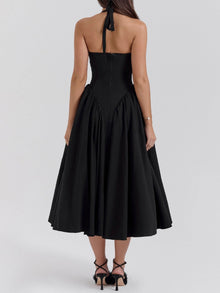 Naomi® | Midi Dress With Deep V-Neck
