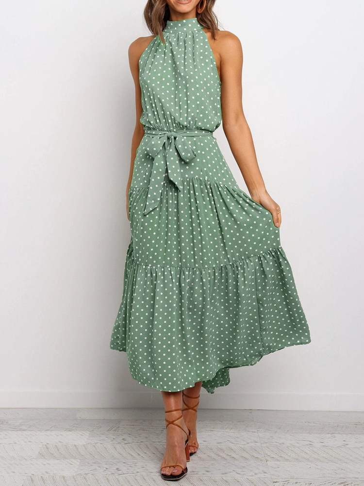 Adriana® | Summer Dress With Polka Dot Print Shine Into Summer