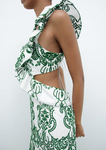 Krystel® | Long dress with slit