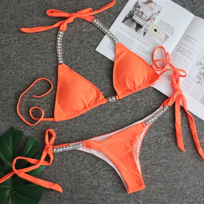 Jade | Women’s Fashion Solid Strapless Bikini Set