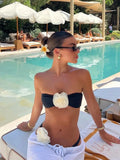 Daniela® | Bandeau Bikini With Rose Detail