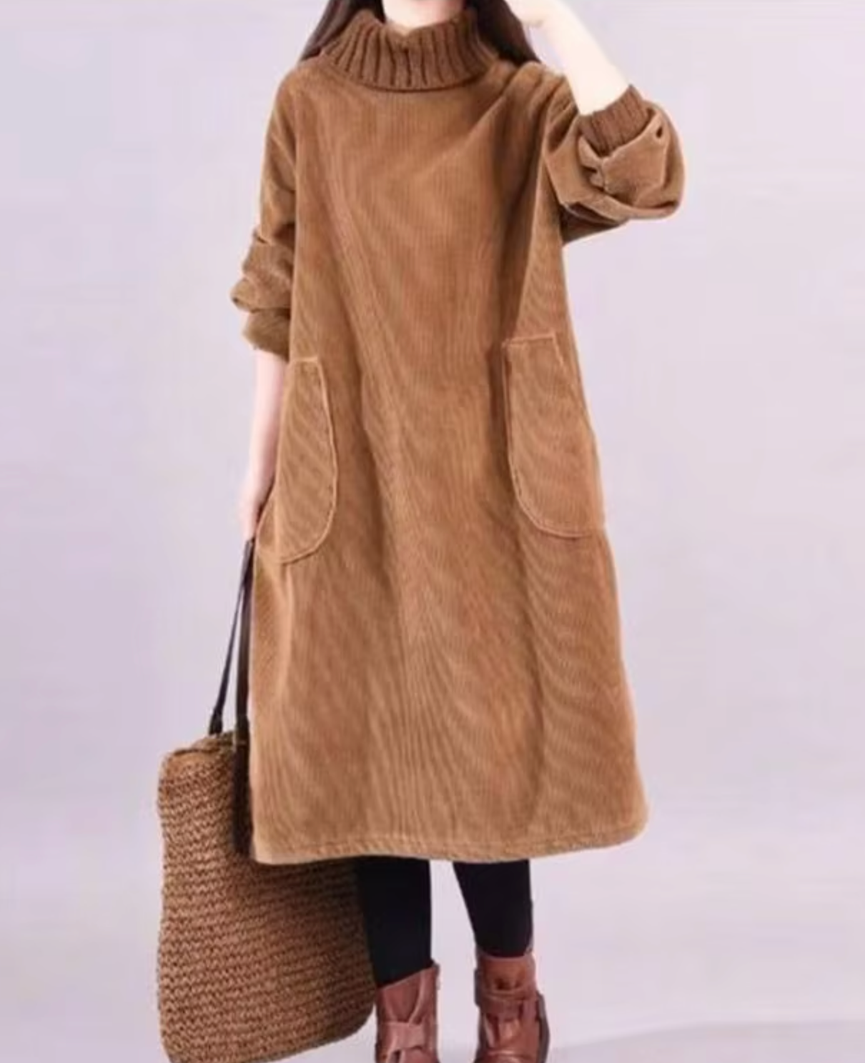 Norma | Plus size winter dress