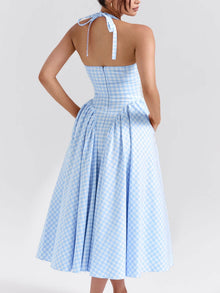 Naomi® | Midi Dress With Deep V-Neck