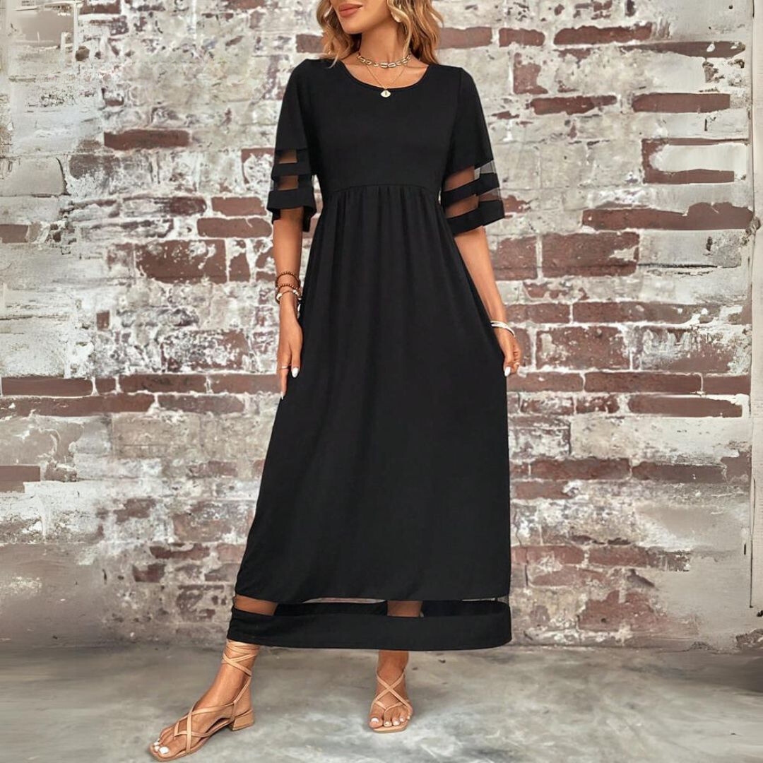 Aria® | Elegant dress with transparent sleeves