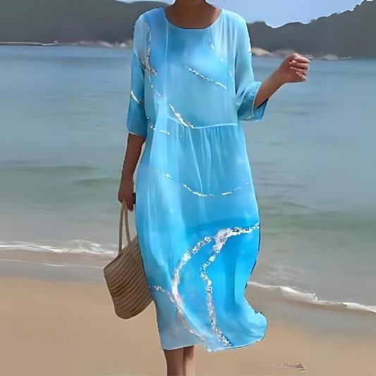 Jasmine | Elegant Floral Midi Dress