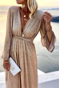 Romina® | Twinkle And Shine bell sleeve cocktail party dress